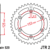 JT achtertandwiel 49 tands staal Honda CR/CRF 125/250/450/500 & XR 250/400/650 - Afbeelding 2