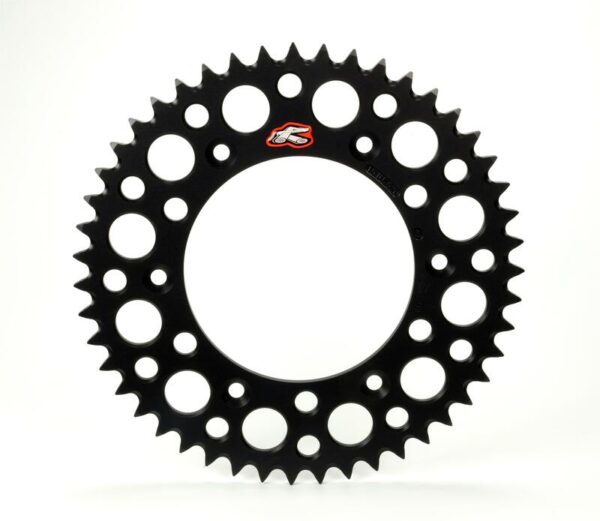 Renthal achtertandwiel 49 tands aluminum Zwart KTM SX/SX-F/EXC/EXC-F 1990- & Husqvarna TC/FC/FE/TE 125/150/250/350/450/501 2014-