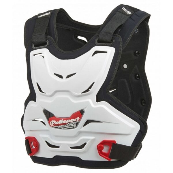 Polisport Chest Protector Phantom Lite (No EN) - White