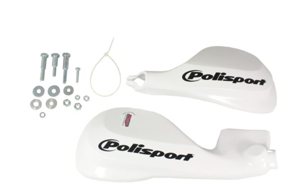 *Polisport Hand Protector YZ 00-.. KX 00-04 White