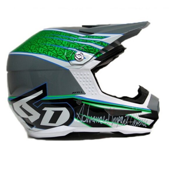 6D Helmet Intruder White/Green