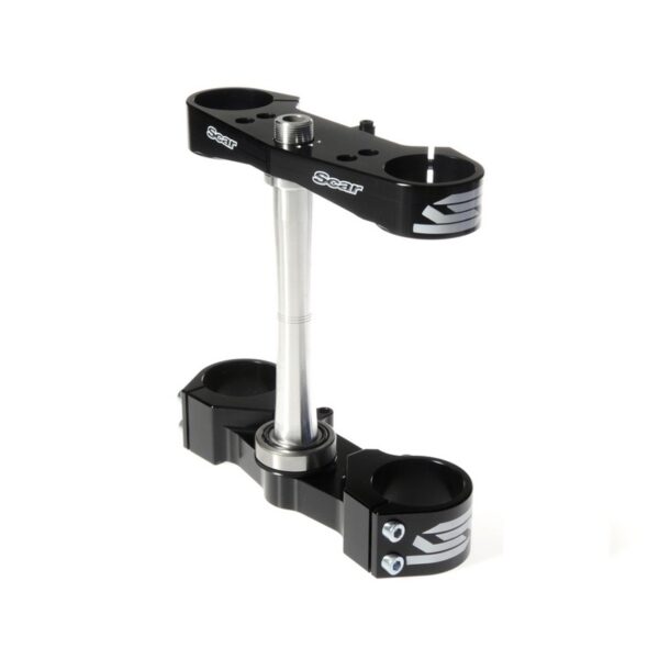 SCAR Top & Bottom Clamp KX65 00-.. RM65 03-08 Black