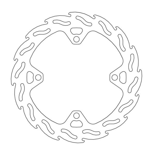 MMT Factory Flame Rear disc RMZ250 07-.. RMZ450 05-.. -240MM