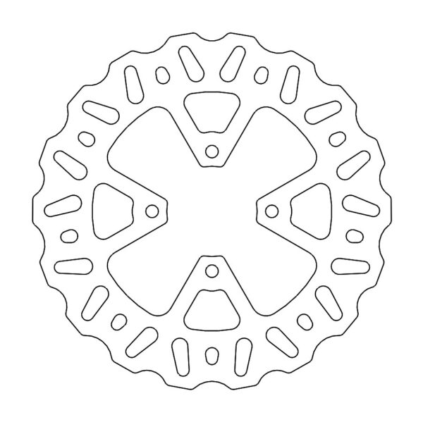 MMT Brake Disc R. Nitro fits for SX/TC65 23-..-180MM