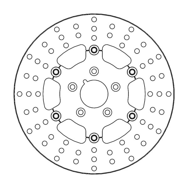 MMT Harley Adrian floating disc Ø292 steel carrier