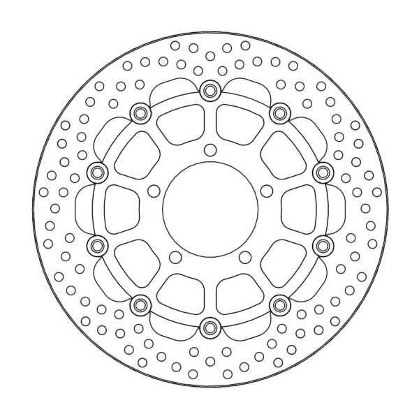 MMT Halo front disc Kawa: ZX-6R, ZX10R, ER6F, ER6N