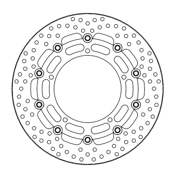 MMT Halo front disc Yamaha: YZF R6, FZ6, FZ6 600 Fazer/ABS