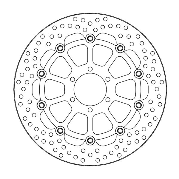 MMT Halo front disc Ducati: Monster 620/695, Monster 800 S2R