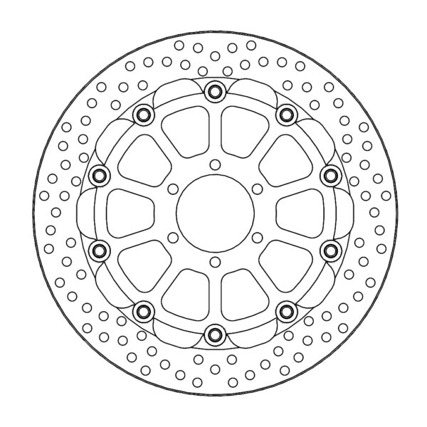 MMT Racing Halo front disc Ducati: Monster 620/695/800