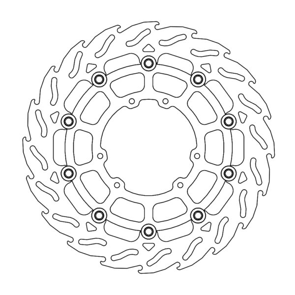 MMT SM Racing Flame front disc Honda Ø300mm