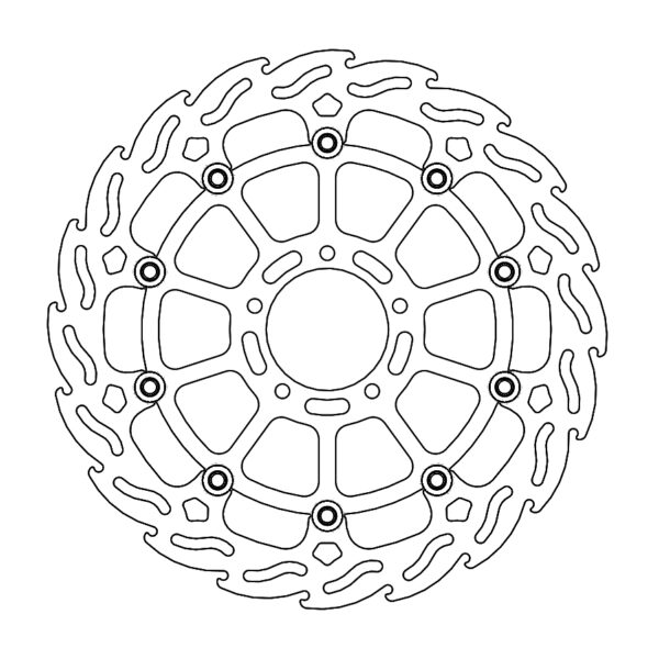 MMT Flame front disc left Ducati: Scrambler 800