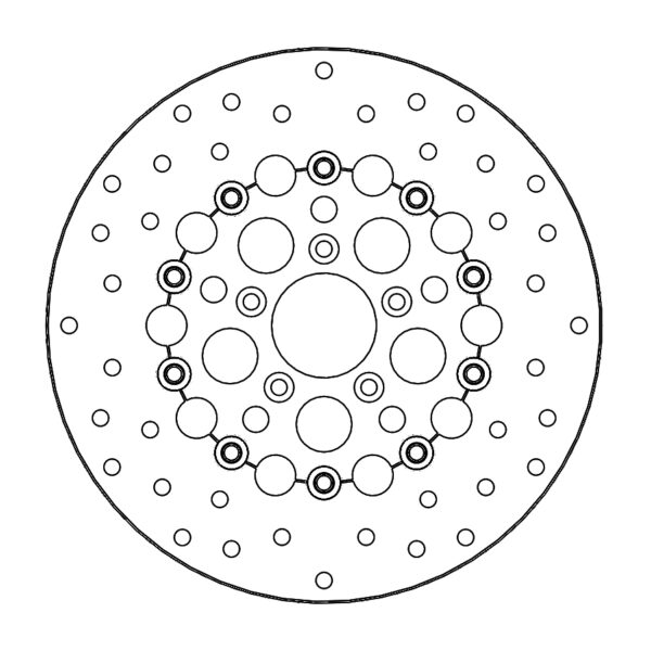 MMT Harley Kingman floating disc alu carrier BK Ø300