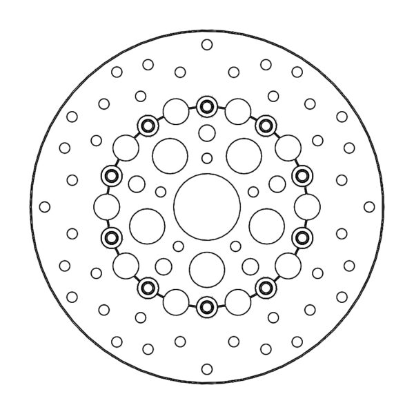 MMT Harley Kingman floating disc Ø300 alu carrier BK