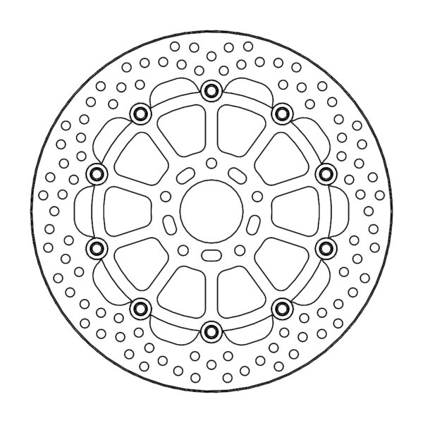 MMT Halo F. disc fits for KTM: 790 Duke