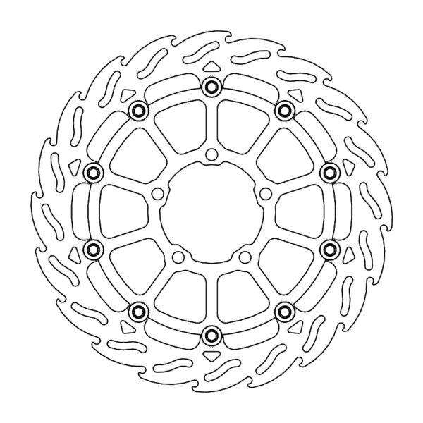 MMT Flame front disc left Triumph: Scrambler 1200 XC/XE