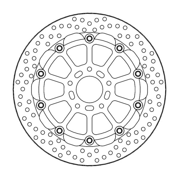 MMT Rac Halo F. disc fits for KTM: 790 Duke