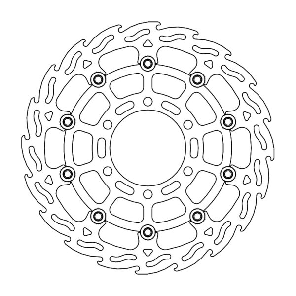 MMT Flame F. disc L. fits for KTM Duke 125/200/250 17-