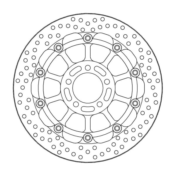 MMT Racing Halo front disc Kawa: ZX-6R, ZR, ZZR, GPZ