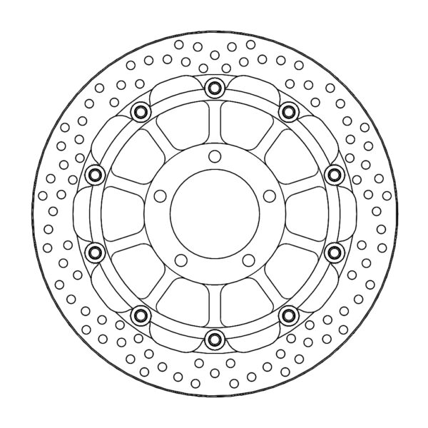 MMT Racing Halo front disc Triumph: Speed Triple,
