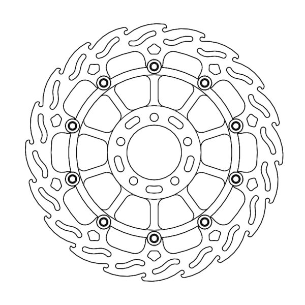 MMT Flame front disc left Kawa: ZX-10RR