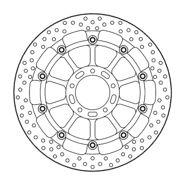 MMT Racing Halo front disc Ducati: Monster 1200 S/R