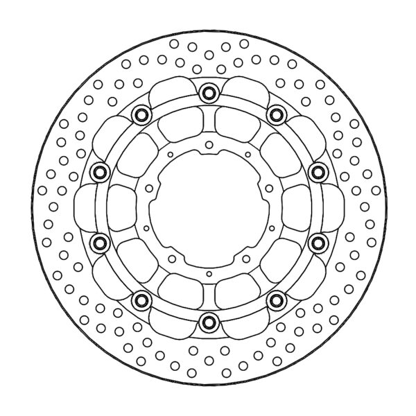 MMT Racing Halo front disc Honda: CB 1000 R ABS