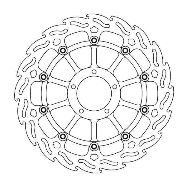 MMT Flame front disc right Ducati: Superbike 5mm