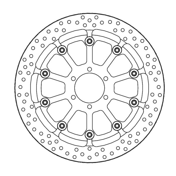MMT Prof. Halo front disc right BMW: HP4