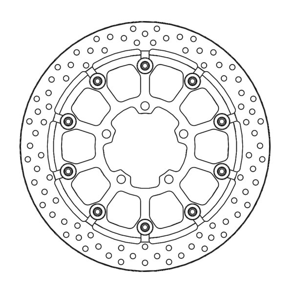 MMT Prof. Halo front disc Triumph: Speed Triple 765 RS