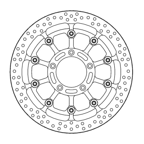 MMT Prof. Halo front disc MV Agusta: F4