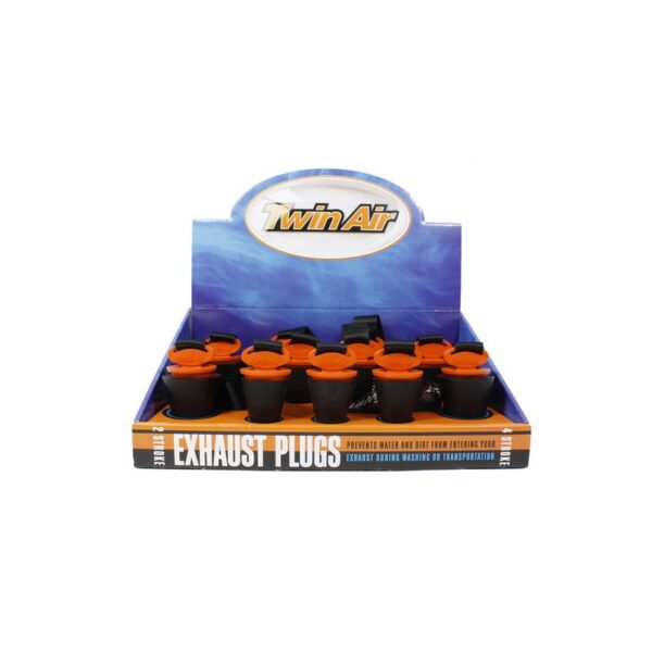 Twin Air Exhaust plugs Display (5 Small+6 Large)