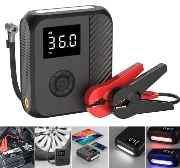 Hyper Power Station 14000 with Jump Starter & Airpump