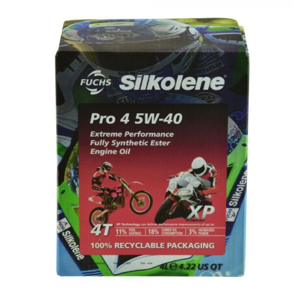 Silkolene Pro 4 Plus 5W-40 4L CUBE