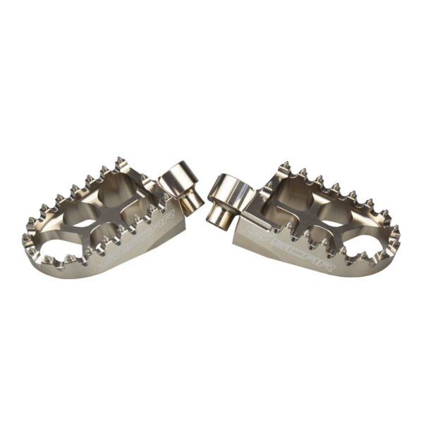 SCAR Footpegs 'Racing' YZ/YZF/WRF 99-.. YZ450F 03-22 Tit col