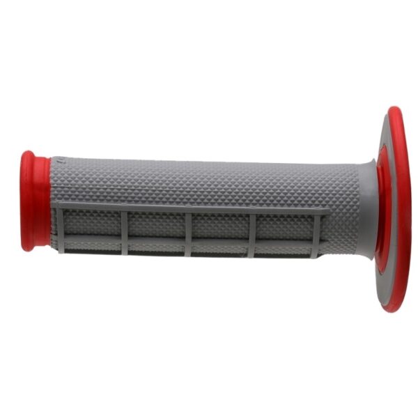 Renthal Grips Duallayer Diamond Half Waffle Red