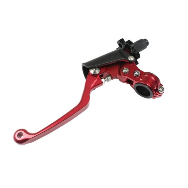 *TMV Folding Clutch Lever + Bracket Red