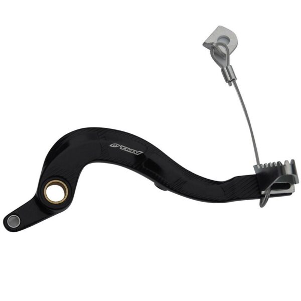 *TMV Brake Pedal Alu Black+Steel Tip YZ 97-..