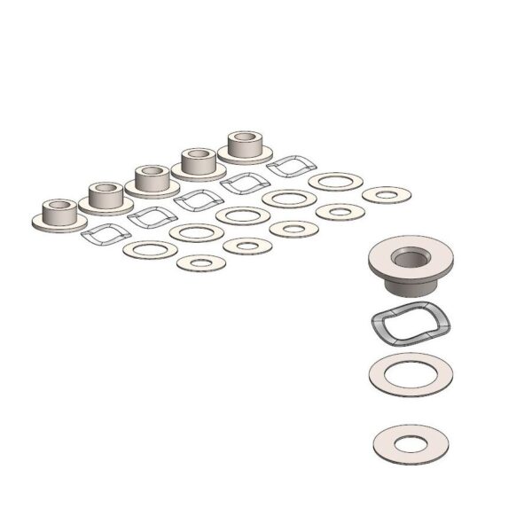 MMT BMW fitting kit for OEM bolted 5.0mm <-12/2007