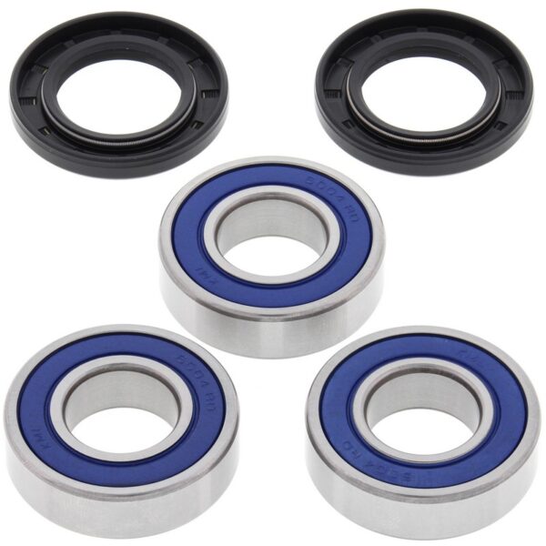 All Balls- Wheel Bearing Kit Rear Kawasaki KX125 97-02,