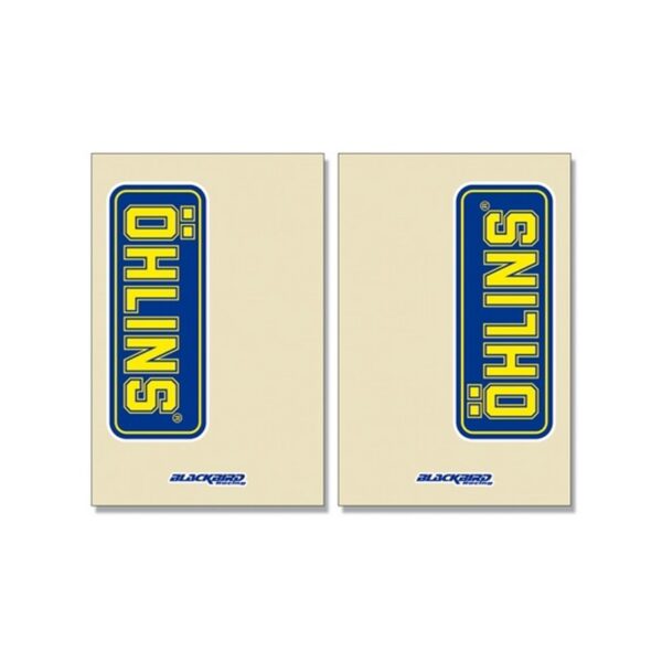 Blackbird Ohlins Fork Stickers Clear - 2Pcs