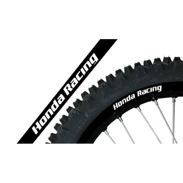 Blackbird Crystall Rim stickers Honda Racing - Black