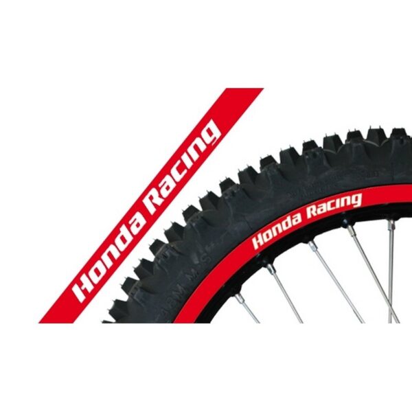 Blackbird Crystall Rim stickers Honda Racing - Red