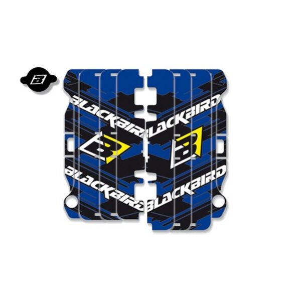 Blackbird Stickers for Radiator Louvers YZ125/250 02-..