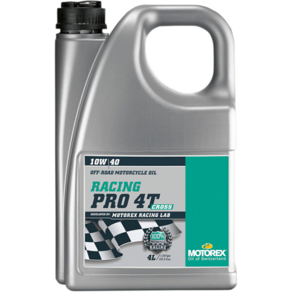 Motorex Racing Pro 4T 10W/40 Cross 4 ltr (4)