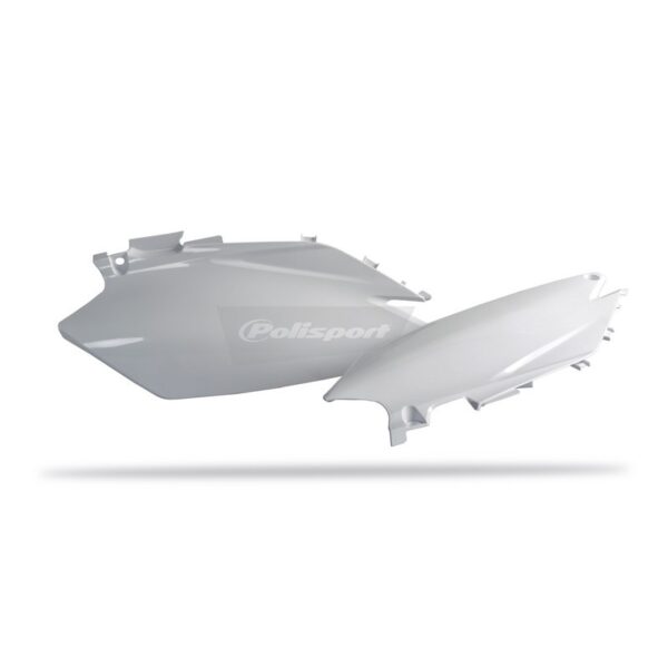 Polisport Side Pan. CRF250R 11-13 CRF450R 11-12 White