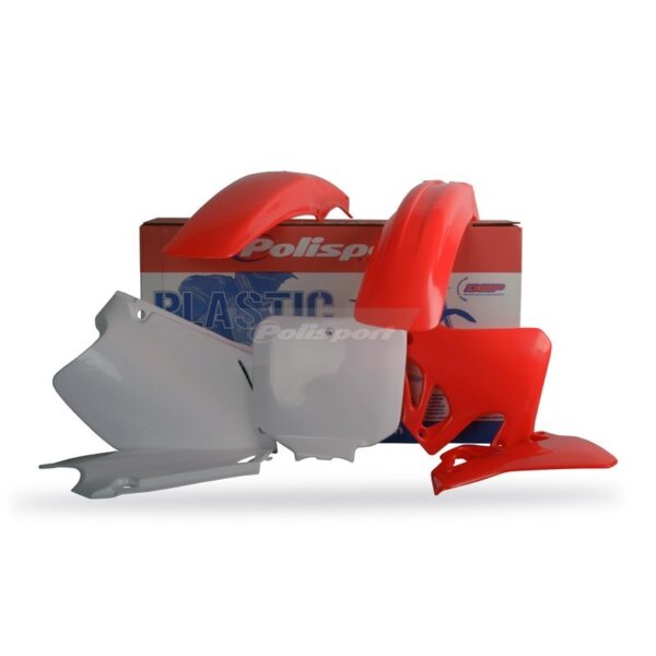 Polisport Plastic Kit CR125 95-97/250 95-96 Fluo Red