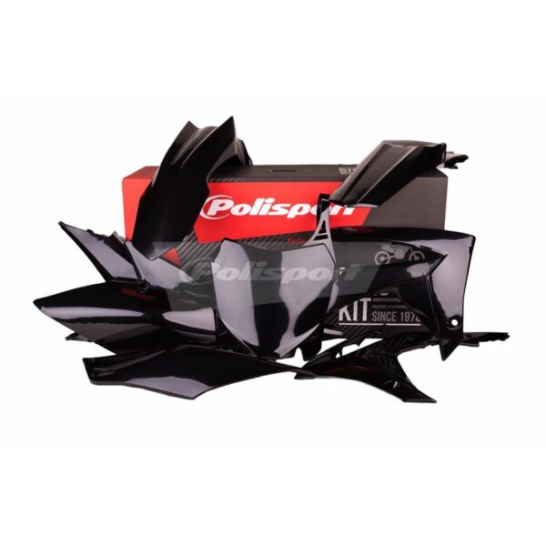 Polisport Plastic Kit CRF250R 14-17 CRF450R 13-16  Black