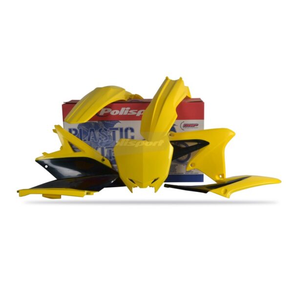 Polisport Complete Plastic kit RMZ250 10-18 Yellow OEM10/12