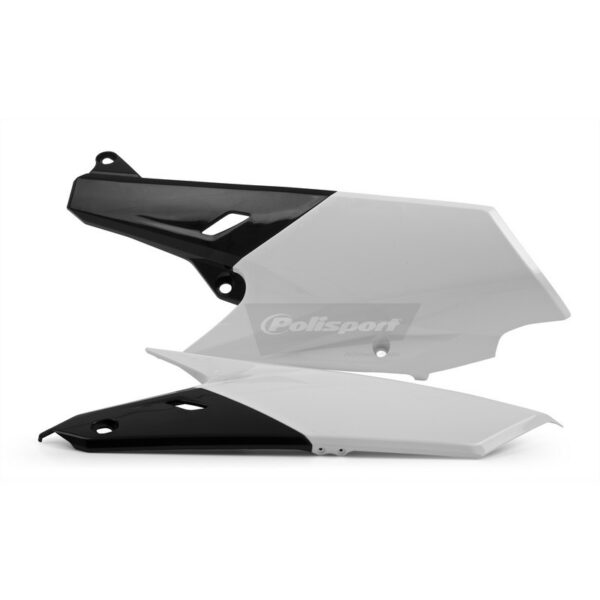 Polisport Side Pan. YZ250F 14-18 YZ450F 14-17 - White/Black