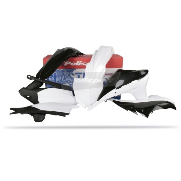 Polisport Plastic Kit YZ450F 10-13 Black/White Limited ed.